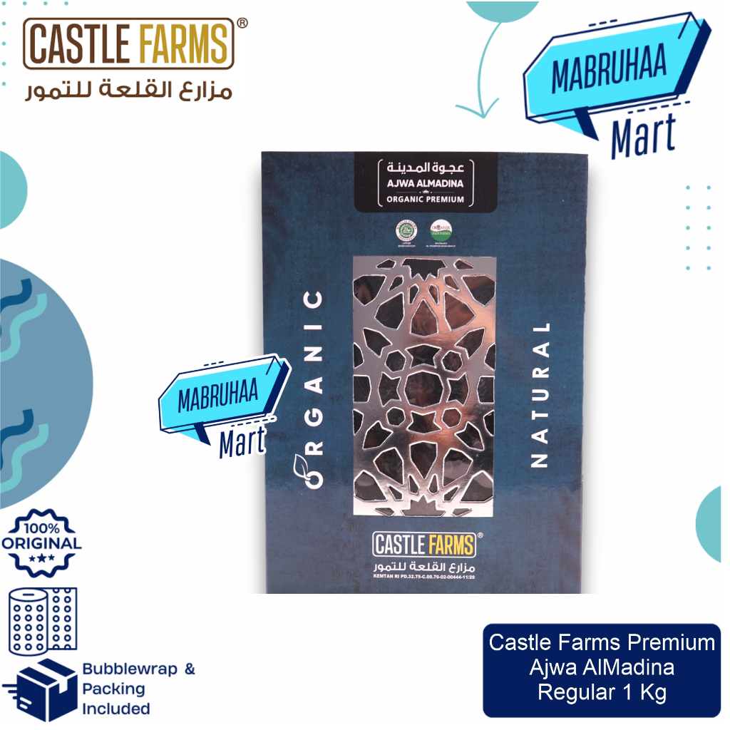 

Kurma Ajwa Al Madina Castle Farms 1 Kg Premium Berkualitas Almadina Kurma Nabi