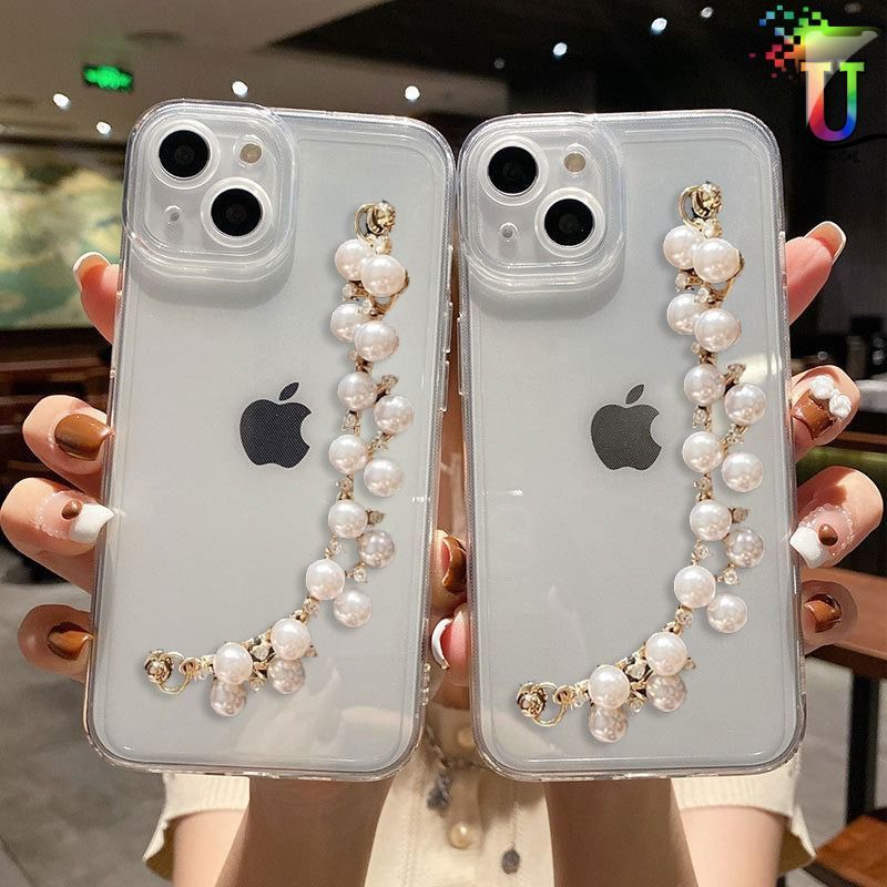 GC132 Silikon Clear Case Pearl Manik Manik Softcase / Casing hp For SAMSUNG A26 A36 J4 J4+ J6 J7 Pri