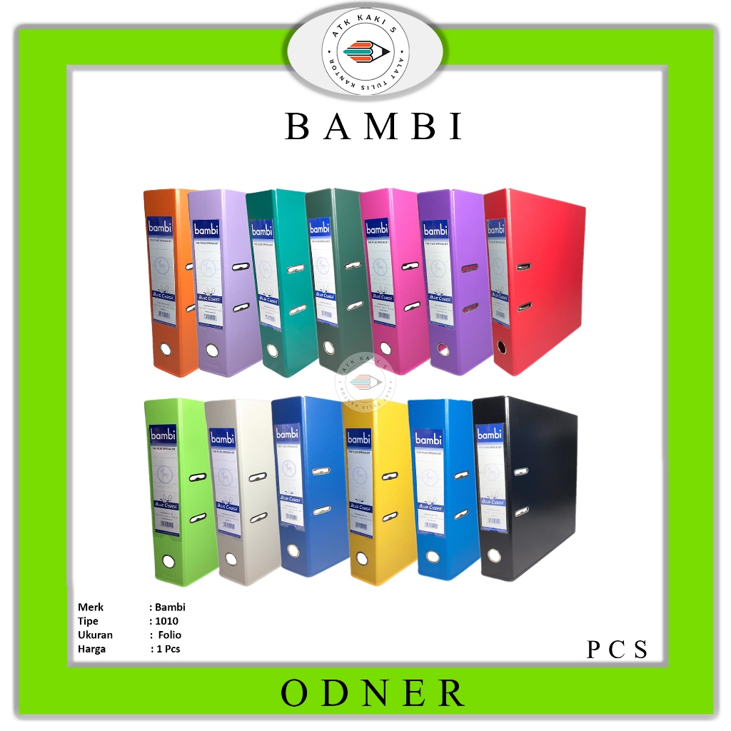 

BAMBI - Odner Penyimpanan File Uk Folio 1010 Warna - PCS