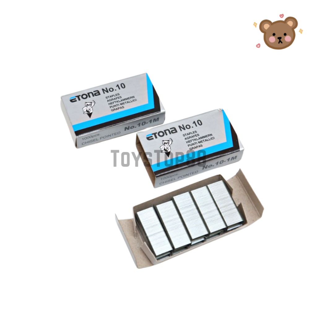 

Isi Staples Etona No. 10 - Refill Stapler Isi Hekter Kecil