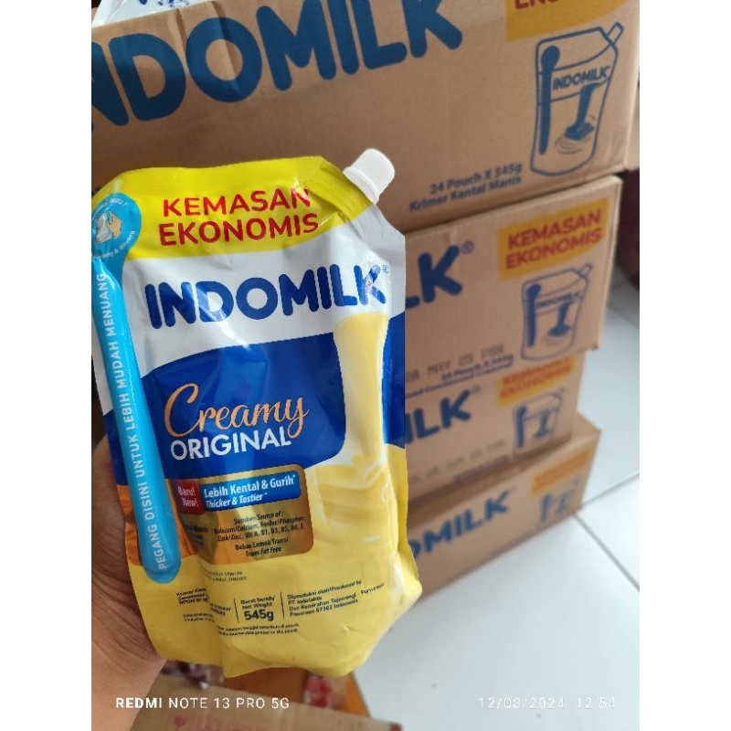 

Kartonan 24pcs Susu Indomilk SKM 545g