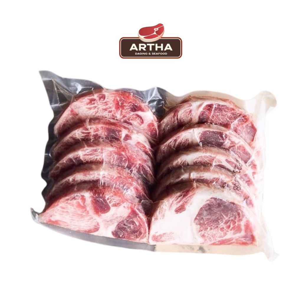 

Daging Steak Wagyu Mess Meltique Meltique Trimming 1Kg isi 10