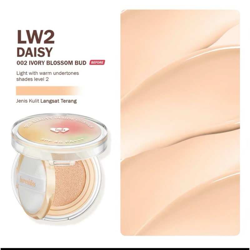 cushion bnb barenbliss shade 002 ivory (new)