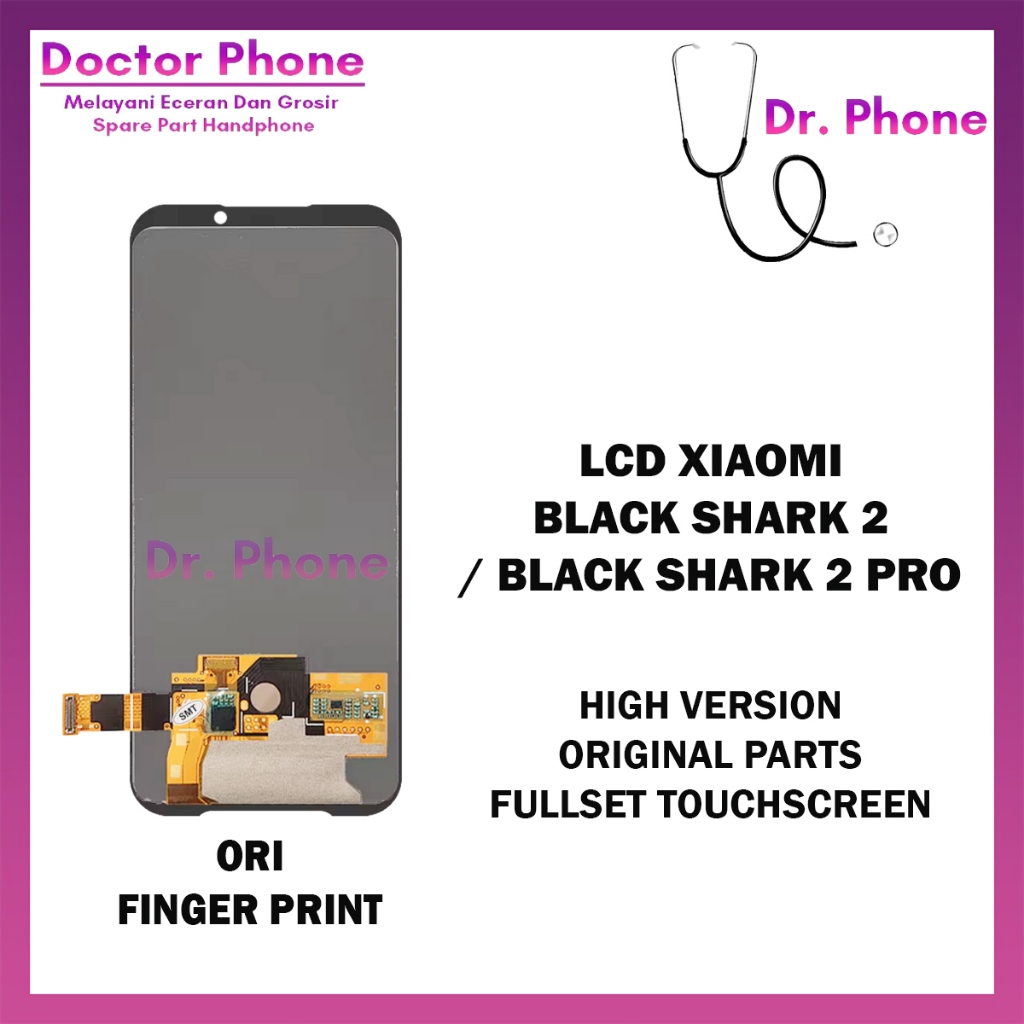 Best Seller  LCD Xiaomi Black Shark 2 / LCD Black Shark 2 Pro - Finger Print Fullset Touchscreen