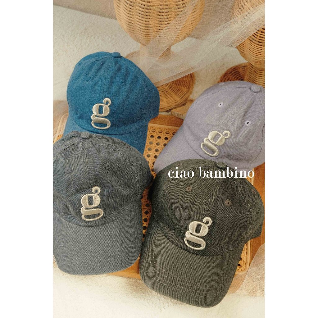 CIAO BAMBINO - G Baseball Cap Hat / Topi anak / topi baseball / topi anak korea / topi kekinian