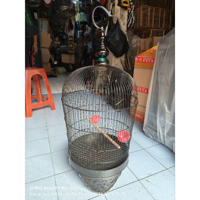 KANDANG SANGKAR PERKUTUT RUJI BESI TANGGUNG