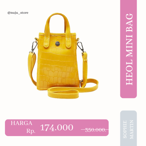 TAS SELEMPANG HAND TOTE JINJING KECIL HEOL MINI BAG IMPORT  SOPHIE MARTIN TAS WANITA SLEMPANG KULIAH