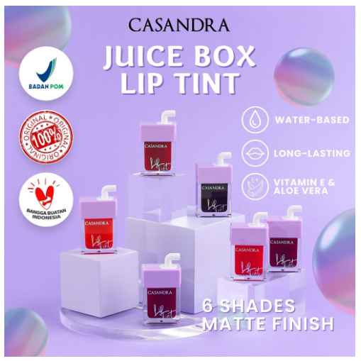 Casandra Juice Box Lip Tint 8ml