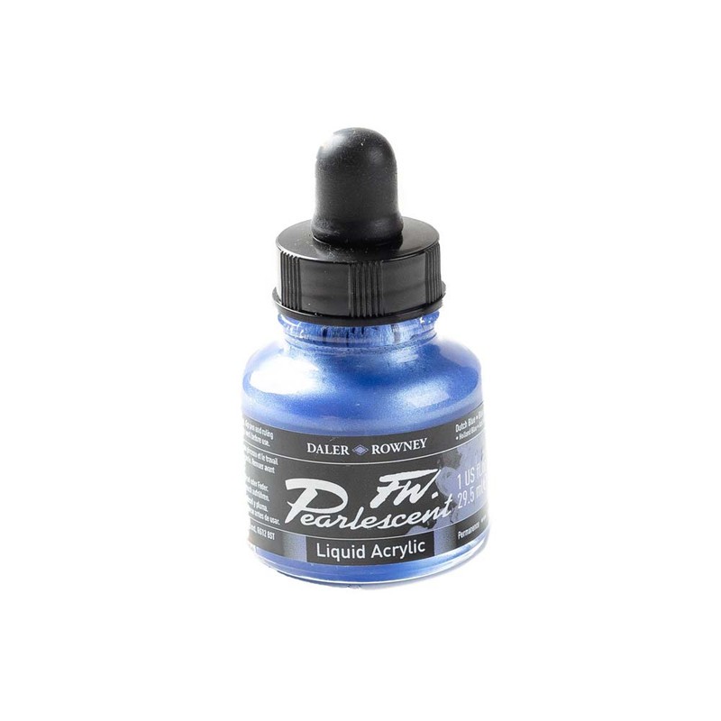 

Daler-Rowney FW Pearlescent 29.5ml Dutch Blue- Cat Akrilik