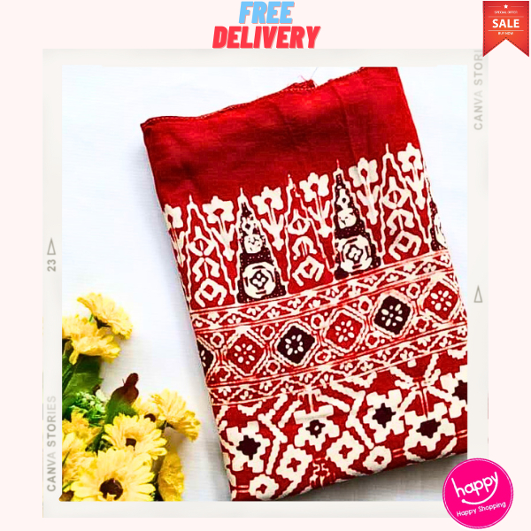 Selendang Tari Batik / Sampur Tari Anak & Dewasa Sampur Tari Batik Cap asli