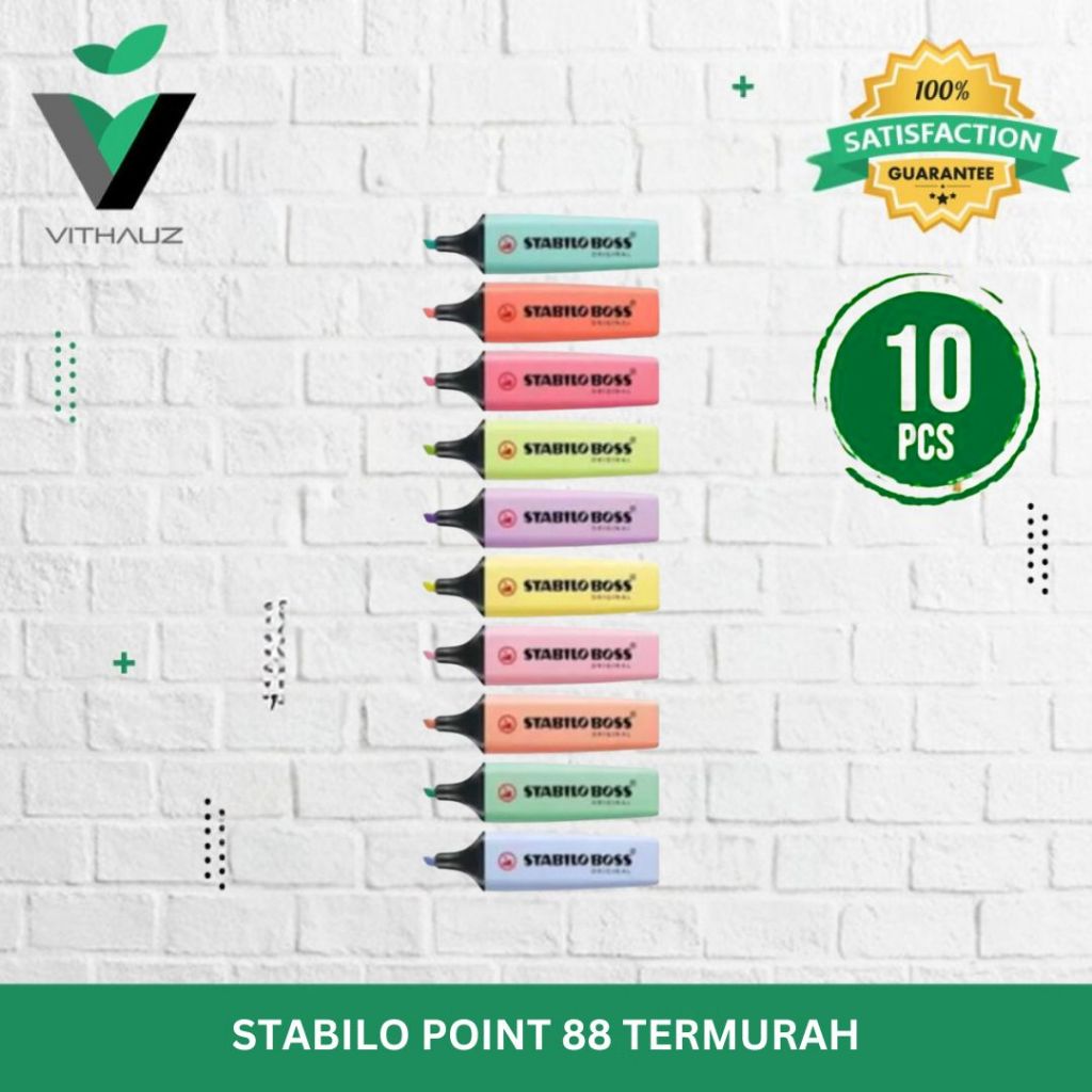 

STABILO BOSS Pastel All Colors Termurah 10 Warna