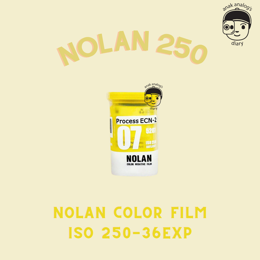 PROMO Nolan 250 Roll Film 35mm ISO 250 Color Film 36exp