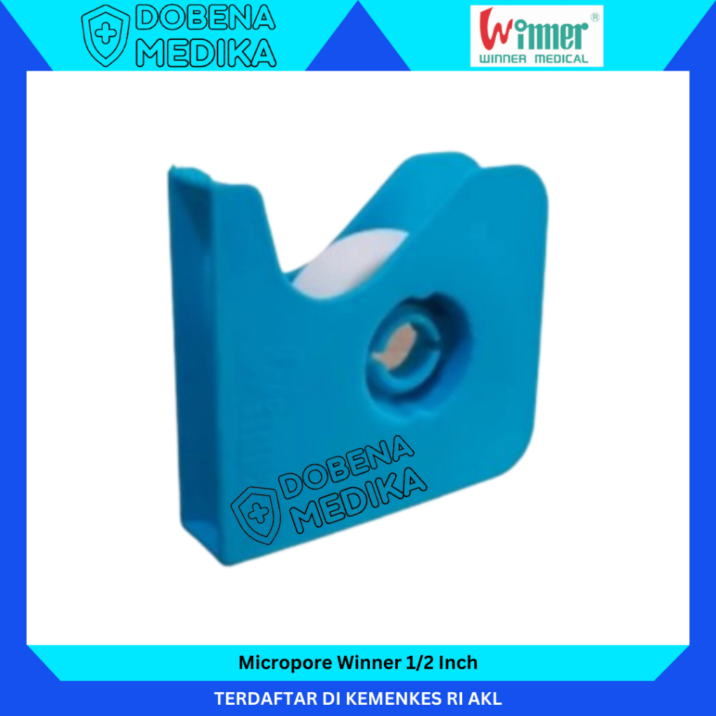 Winner Micropore Plester Roll Putih 1/2 inch