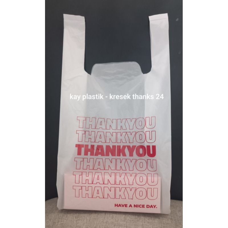 Kresek putih 24  thankyou limited editon