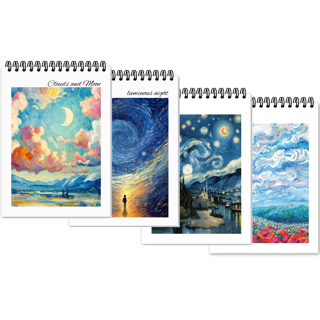 

[NEW] Sketchbook A5 Aesthetic Buku Gambar Vertikal Jilid Spiral Aatas