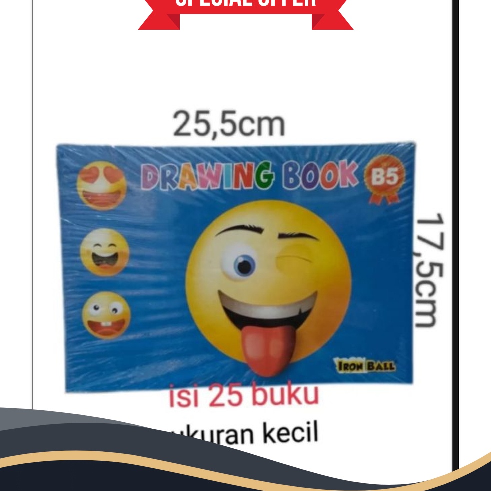 

HEMAT Buku Gambar B5 Fancy