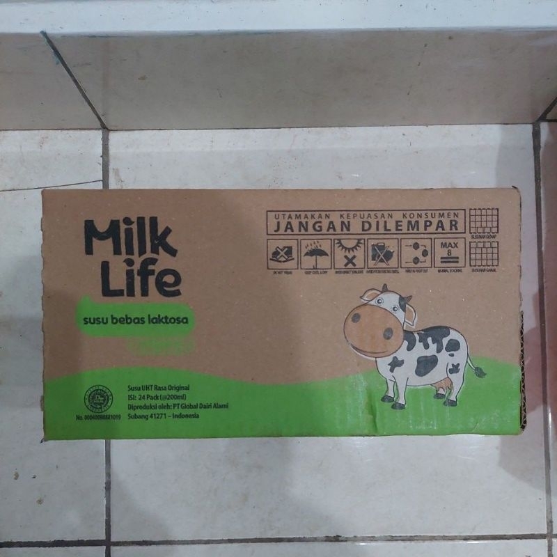 Susu Bebas Laktosa Milk Life 1 Dus isi 24pcs