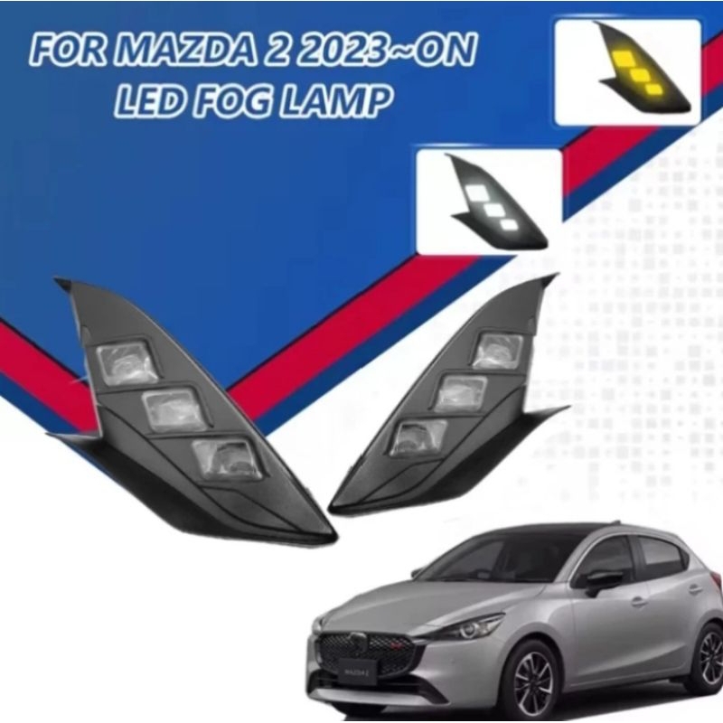 Lampu DRL foglamp MAZDA 2 2023