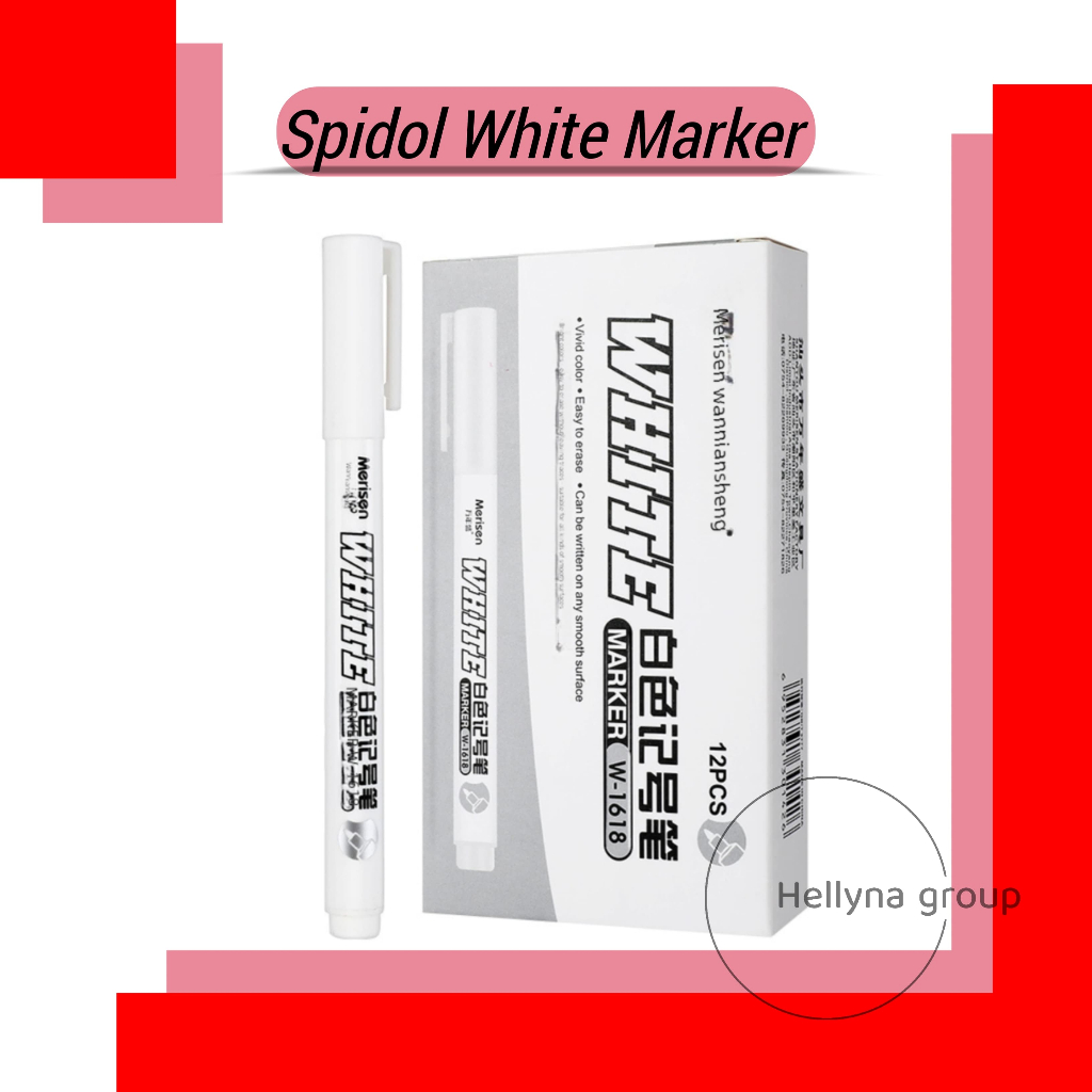 

Spidol Putih Paint Marker White Spidol Car Tyre Paint Marker Permanent Tahan warna dan tahan air