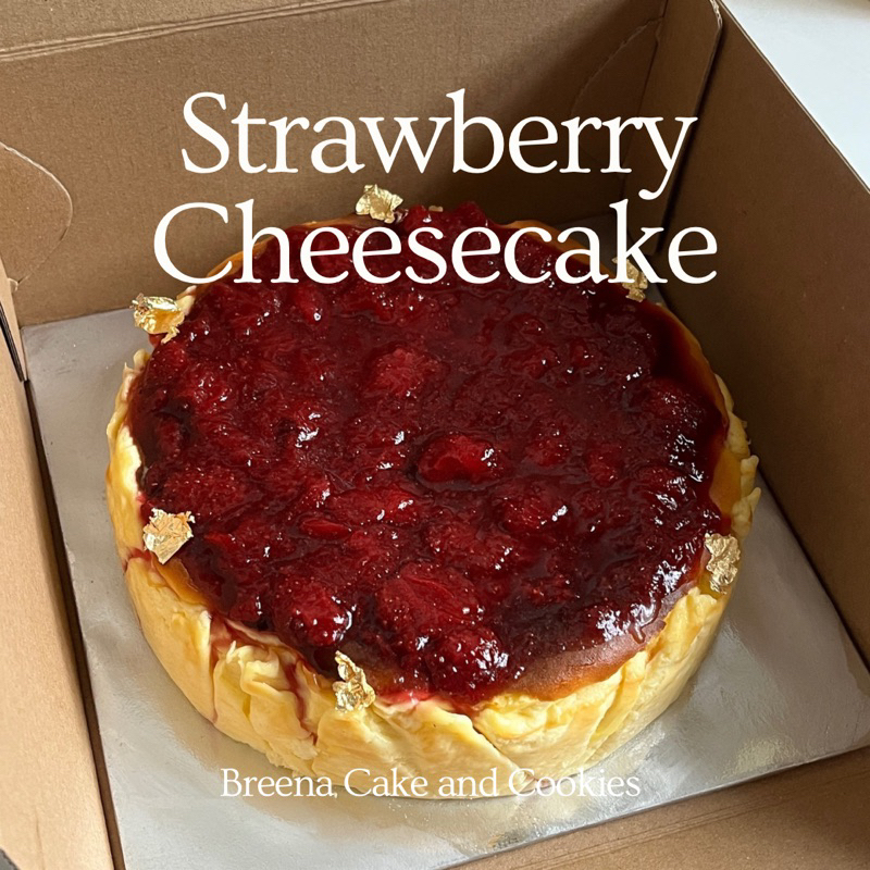 

Strawberry Basque Cheesecake