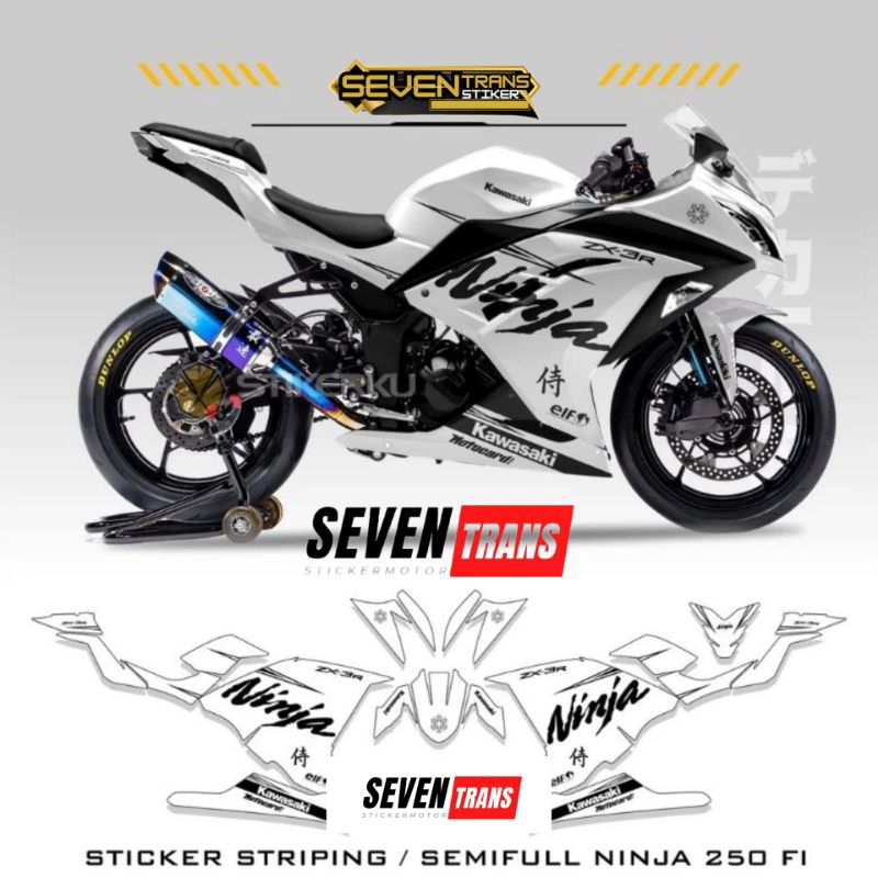 STRIPING  STIKER MOTORNINJA 250 SEMI FULL /STIKER NINJA 250 FI