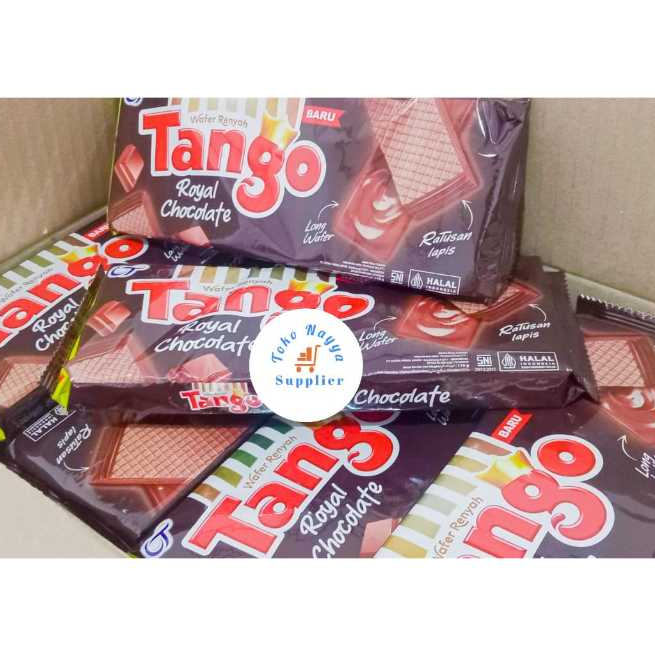 

Wafer Tango Rasa Royal Chocolate 110 gram | Tersedia harga per Dus