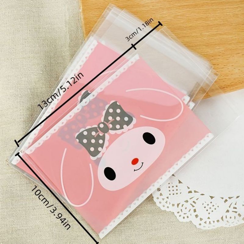 

30 PCS PLASTIK MY MELODY PINK PACKING ALA SELLKOR DAN SELLCHIN
