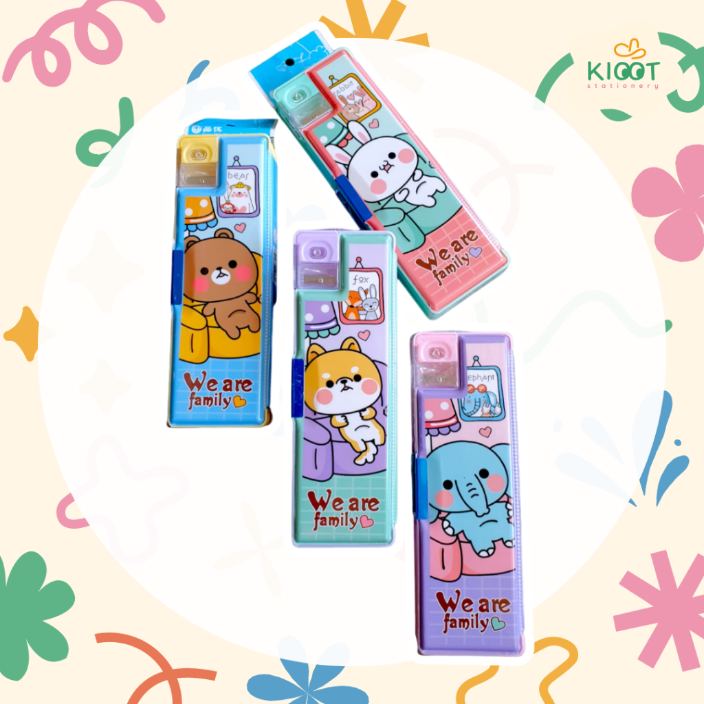 

Kioot - Tempat Pensil Magnet Kotak Pensil Alat Tulis Anak Sekolah Karakter Lucu Warna DMS-012
