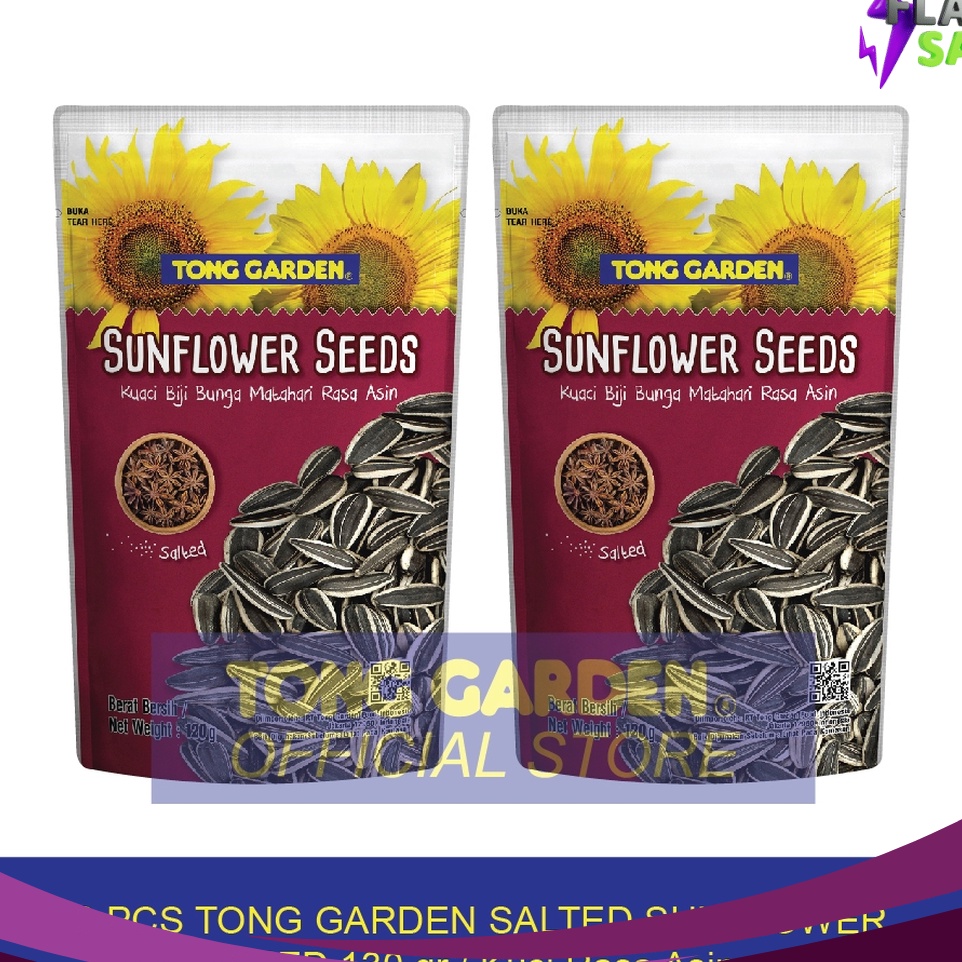 

HOT PROMO 2 PCS Tong Garden ed Sunflower Seeds 12 gr Kuaci Jumbo Rasa Asin Aroma Kembang Lawang