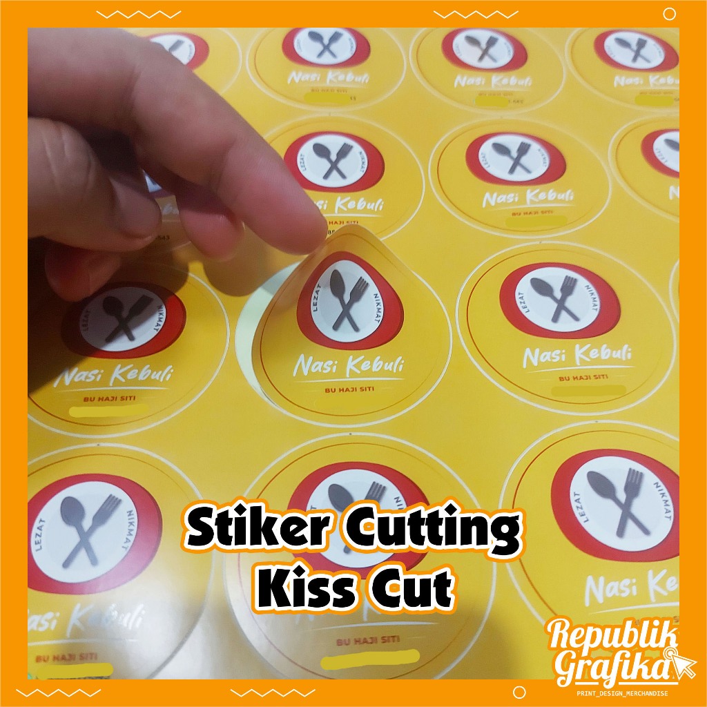 

STIKER LABEL - STIKER CUTTING KISS CUT CUSTOM
