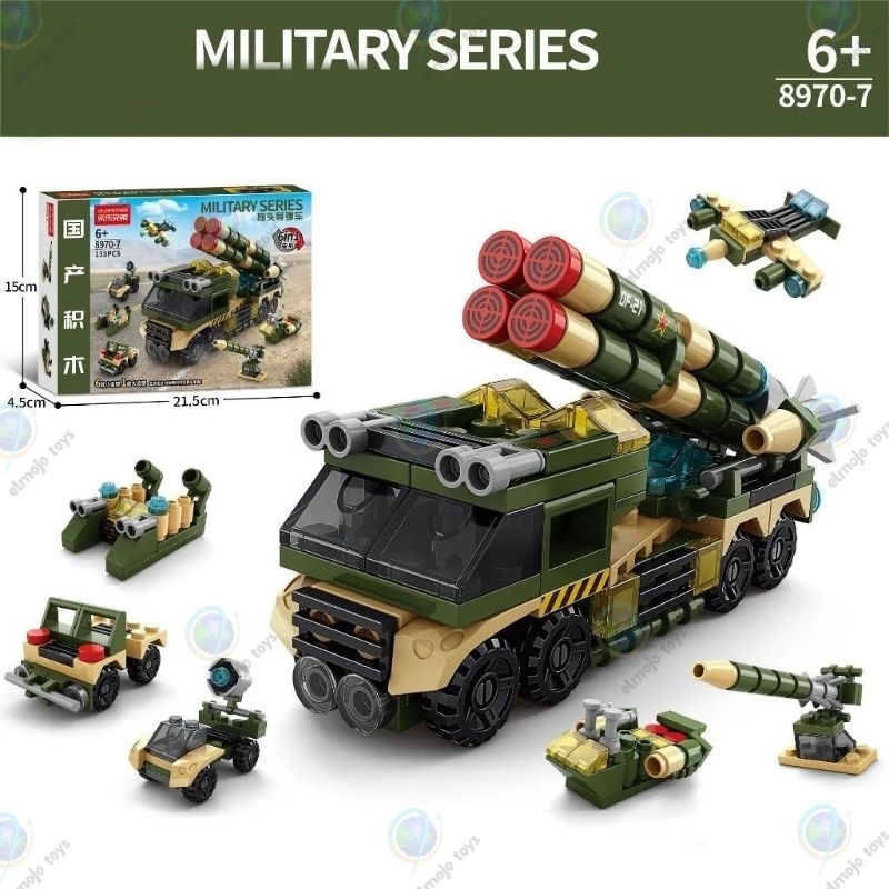 (PROMO) Mainan Anak Murah Lego 6in1 Building Blocks Mainan Edukasi Murah