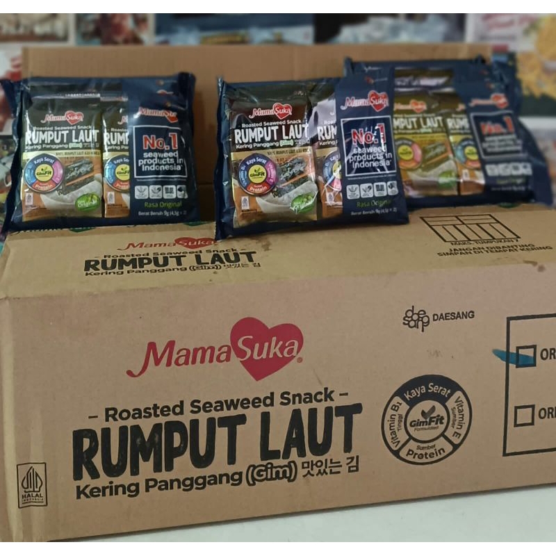 

Rumput Laut kering panggang (gim)