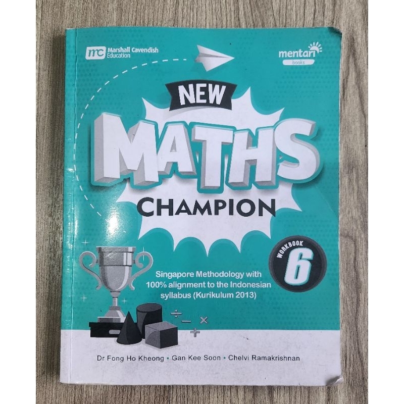 Buku New Maths Champion 6 Workbook 6