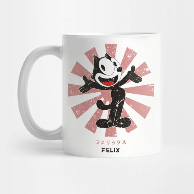 Gelas Hadiah | Mug Gelas Felix The Cat Retro Japanese Felix The Cat