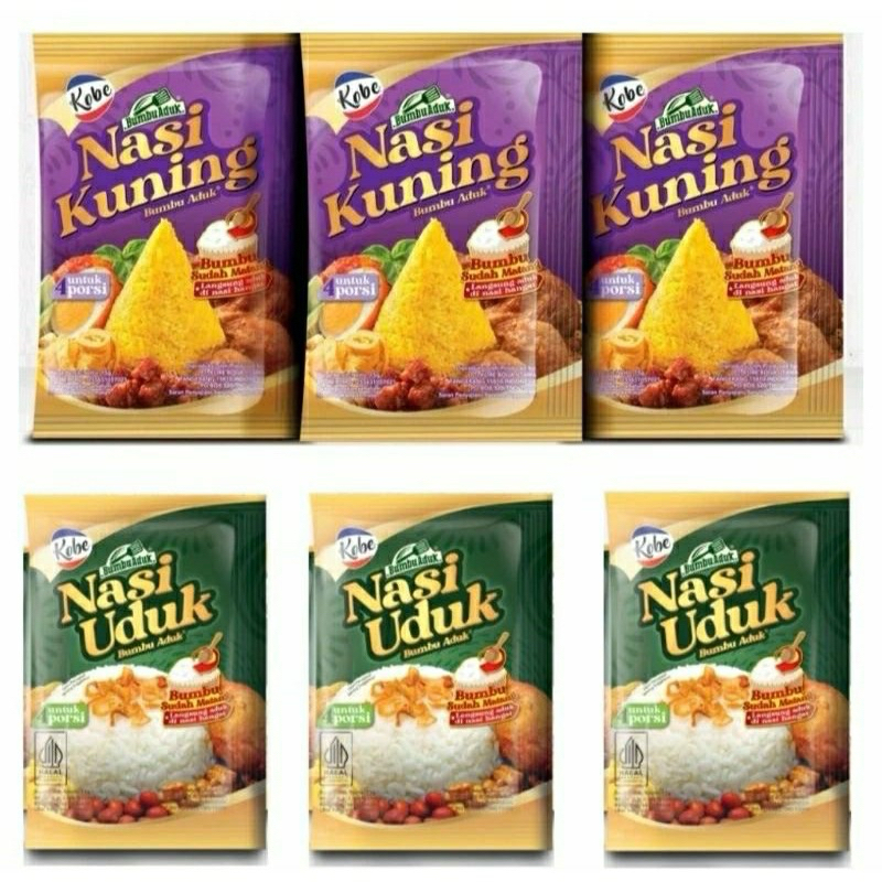 

Kobe Bumbu Aduk Nasi Uduk Nasi Kuning Rendang Nasi Bebek Ecer 1 Pcs