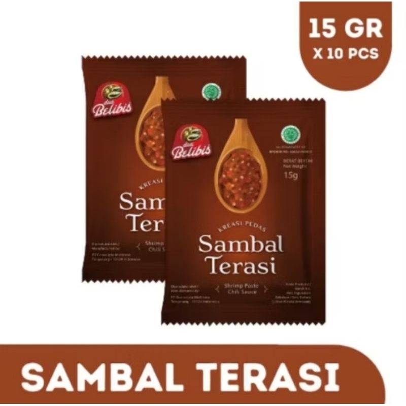 

Dua Belibis Sambal Terasi 15gr x 10s