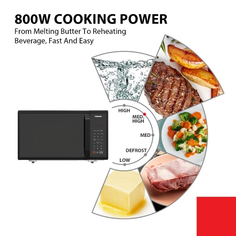TOSHIBA microwave oven kapasitas 23L