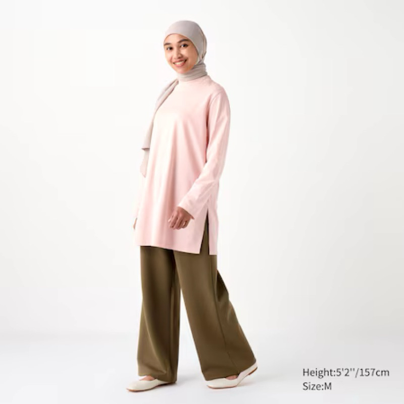 Woman Uniqlo Tunik Katun Airism