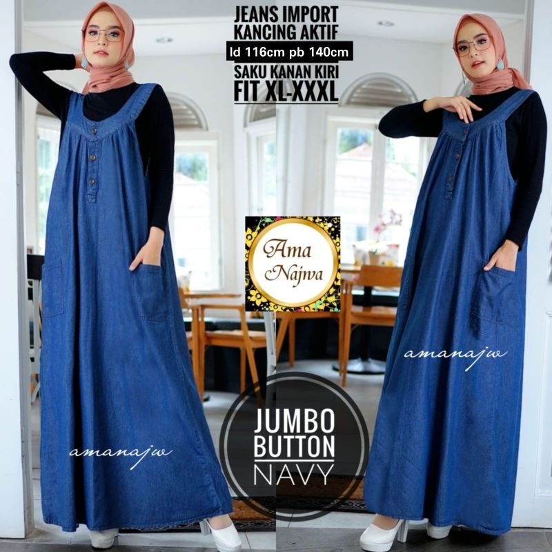 JUMBO BUTTON AMA NAJWA/ OVERALL JUMBO