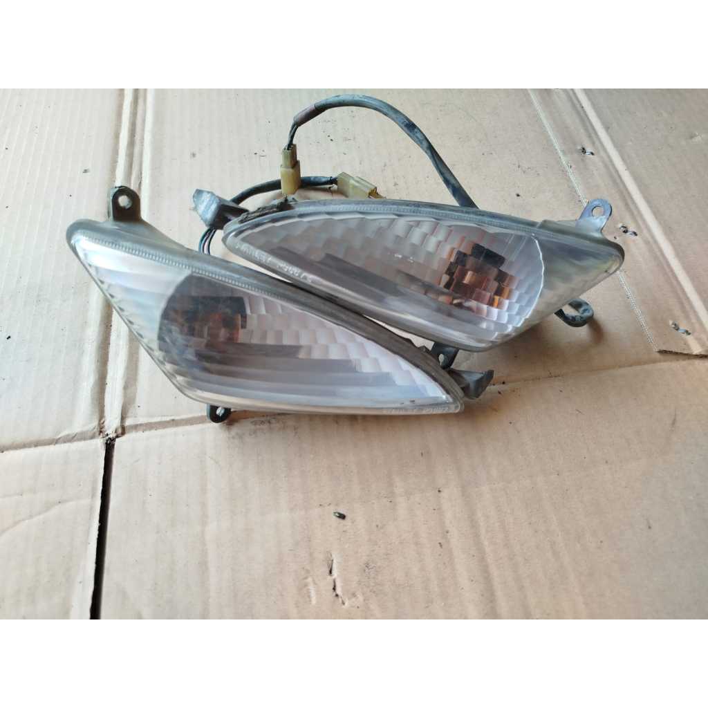 FRONT FLASHER LIGHT ASSY LAMPU SEIN SEN RETING RETENG RITING DEPAN KANAN KIRI  YAMAHA MIO OLD LAMA S