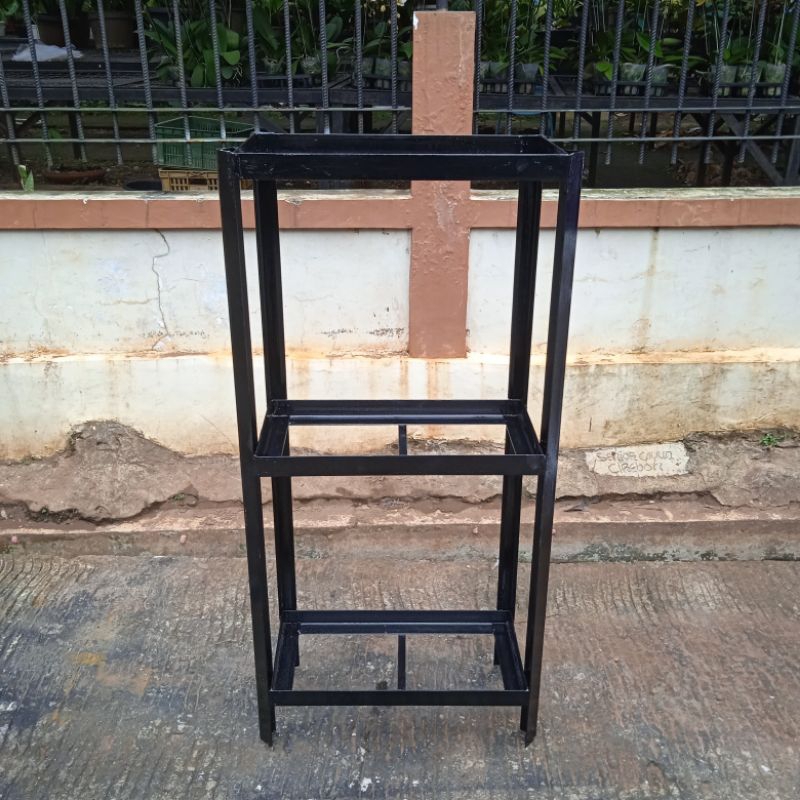 Rak Aquarium Besi Siku 3 Susun 60x30x130cm