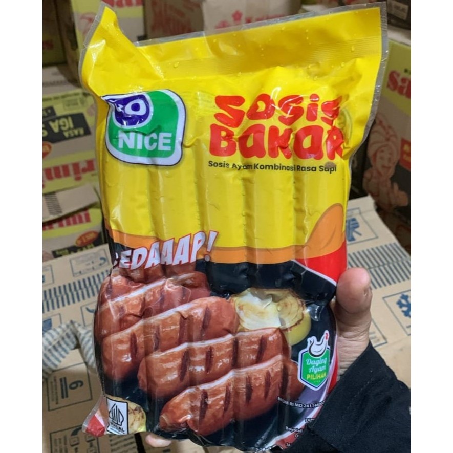 

So Nice Sosis Bakar / Sosis Bakar So Nice 500 gr / Sosis Bakar Yakita 500gr / Sosis Bakar Ayoma 500gr