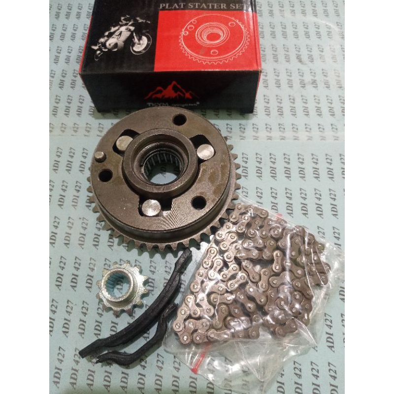 RUMAH PELOR STATER SET GIGI/GEAR ONEWAY/ONE WAY RANTE STATER 62L+GIGI/GEAR DINAMO STATER/HONDA ASTRE