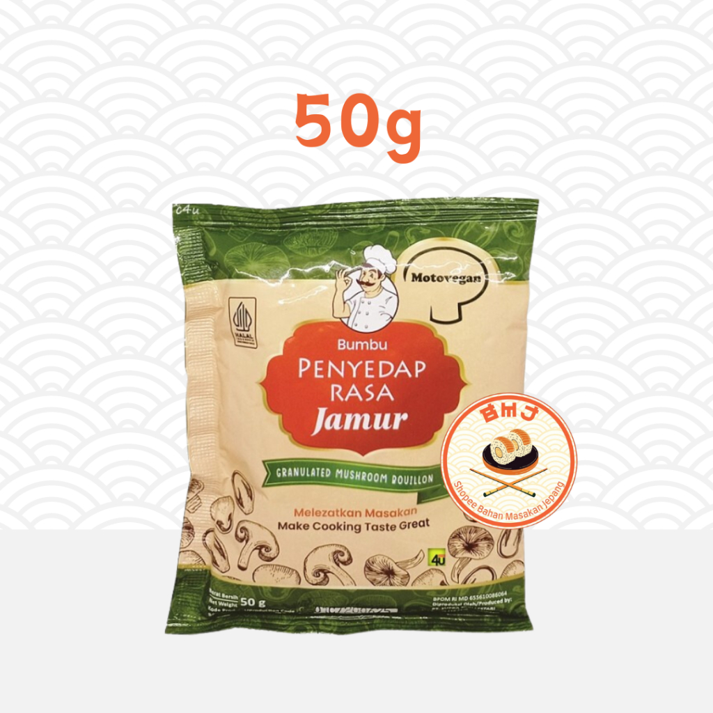 

Kaldu Jamur Motovegan dari Bahan Alami Sachet 50 Gram