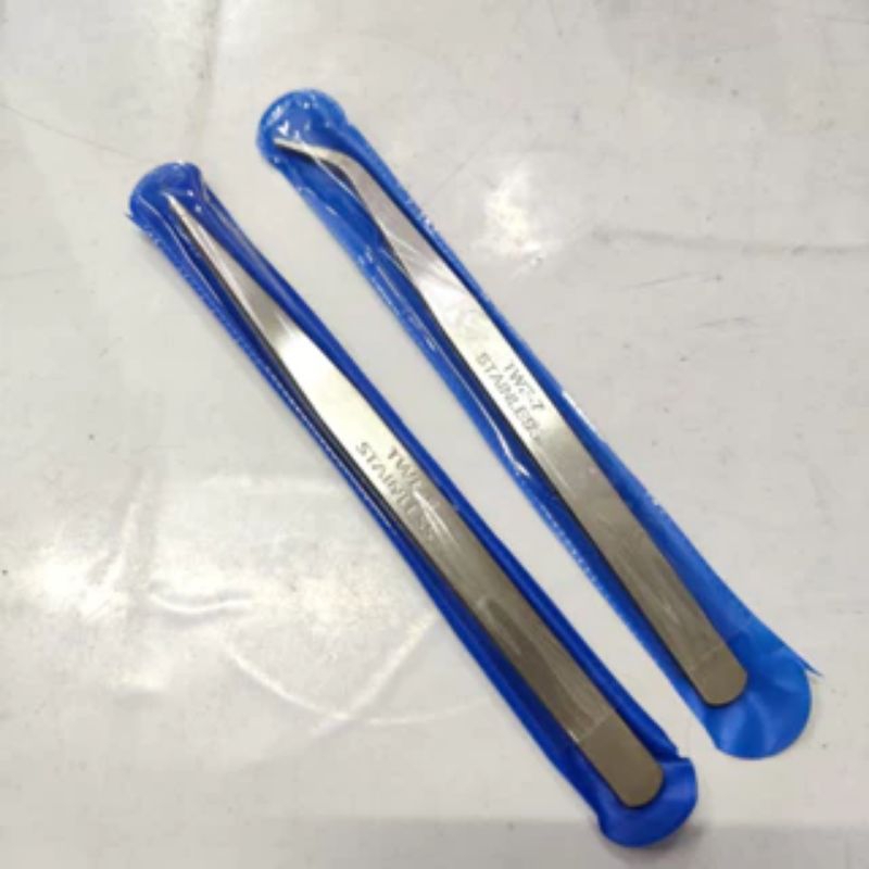PINSET ORIGINAL STAINLESS BAGUS TEBAL - pencabut bulu walet - cabut benang