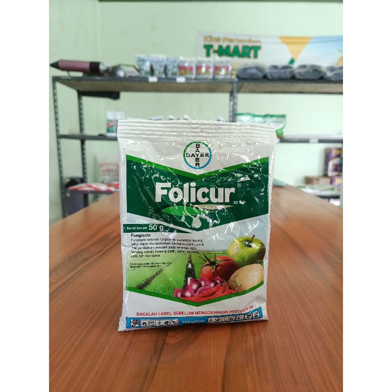 Folicur 25WP Fungisida pengendali hama jamur pada tanaman padi, buah dan sayuran