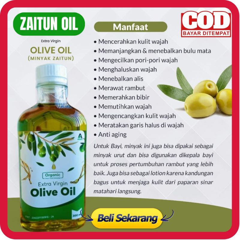 

[BISA COD] MINYAK ZAITUN ABABIL 300 ML - MINYAK ZAITUN EXTRA VIRGIN OLIVE OIL ZAITUN MURNI EVOO ZAITUN ORIGINAL