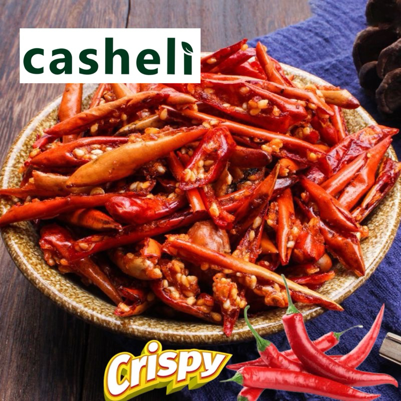 

Promo 7.7 casheli Crispy Chili Fried Chili Pedas Meletup Snack Food Goreng