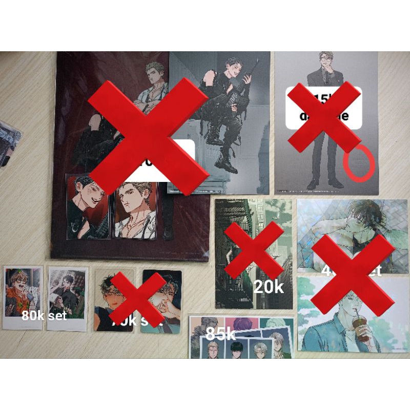 (BACA DESKRIPSI) POSTCARD POLAROID CLEARFILE SEASON GREETINGS LEZHIN ID PHOTO MANGA MANHWA UTGL PIDA