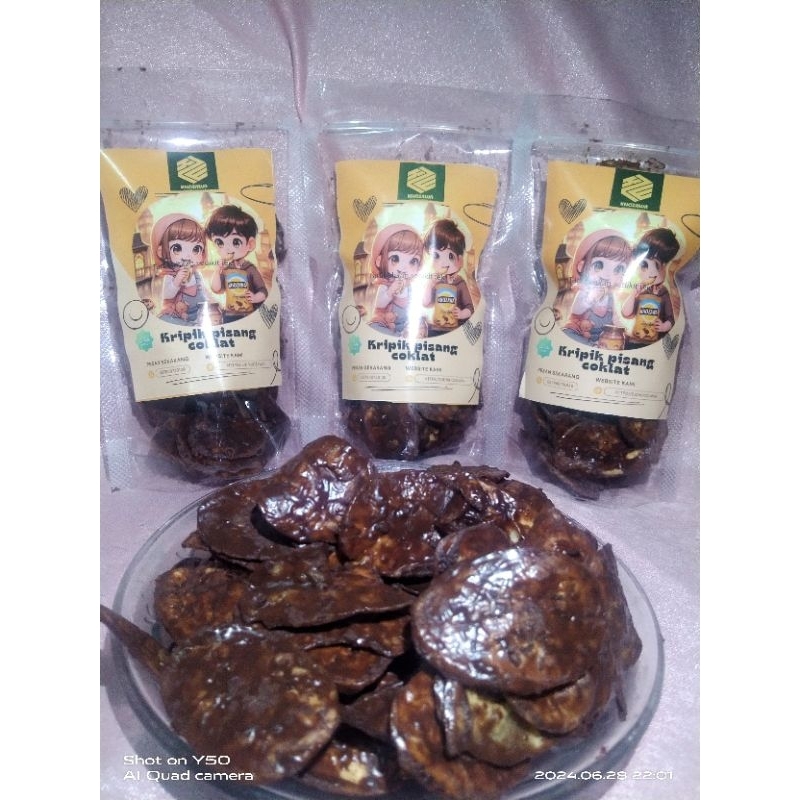 

kripik pisang coklat